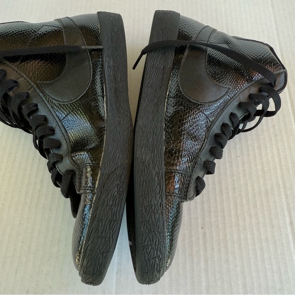 Nike Black High Top Sneakers Size 8.5 - Picture 10 of 12